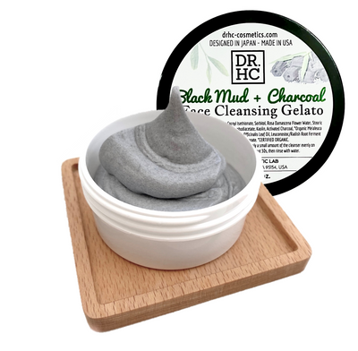DR.HC Black Mud + Charcoal Face Cleansing Gelato (60g, 2.1oz.) (Anti-pollution, Pore Shrinking, Oil balancing, Anti-acne...)-3