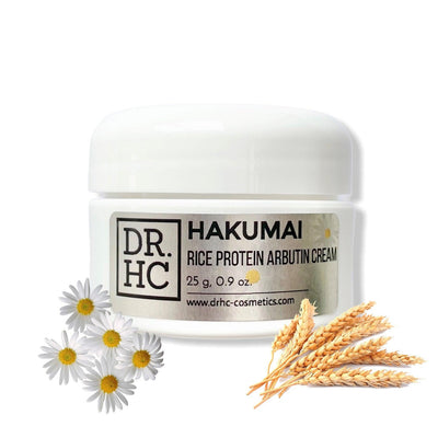 DR.HC Hakumai Rice Protein Arbutin Cream (25~40g, 0.9~1.4oz) (Skin brightening, Anti-acne, Anti-blemish, Anti-aging...)-1