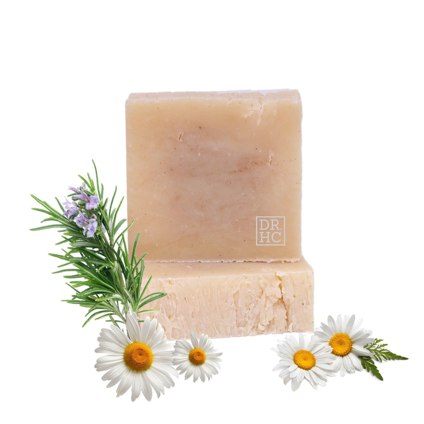 DR.HC All-Natural Skincare Face Soap - Luxury Herbs Bar (110g, 3.8oz.) (Pore Shrinking, Anti-acne, Anti-dandruff, Anti-hair loss...)-2