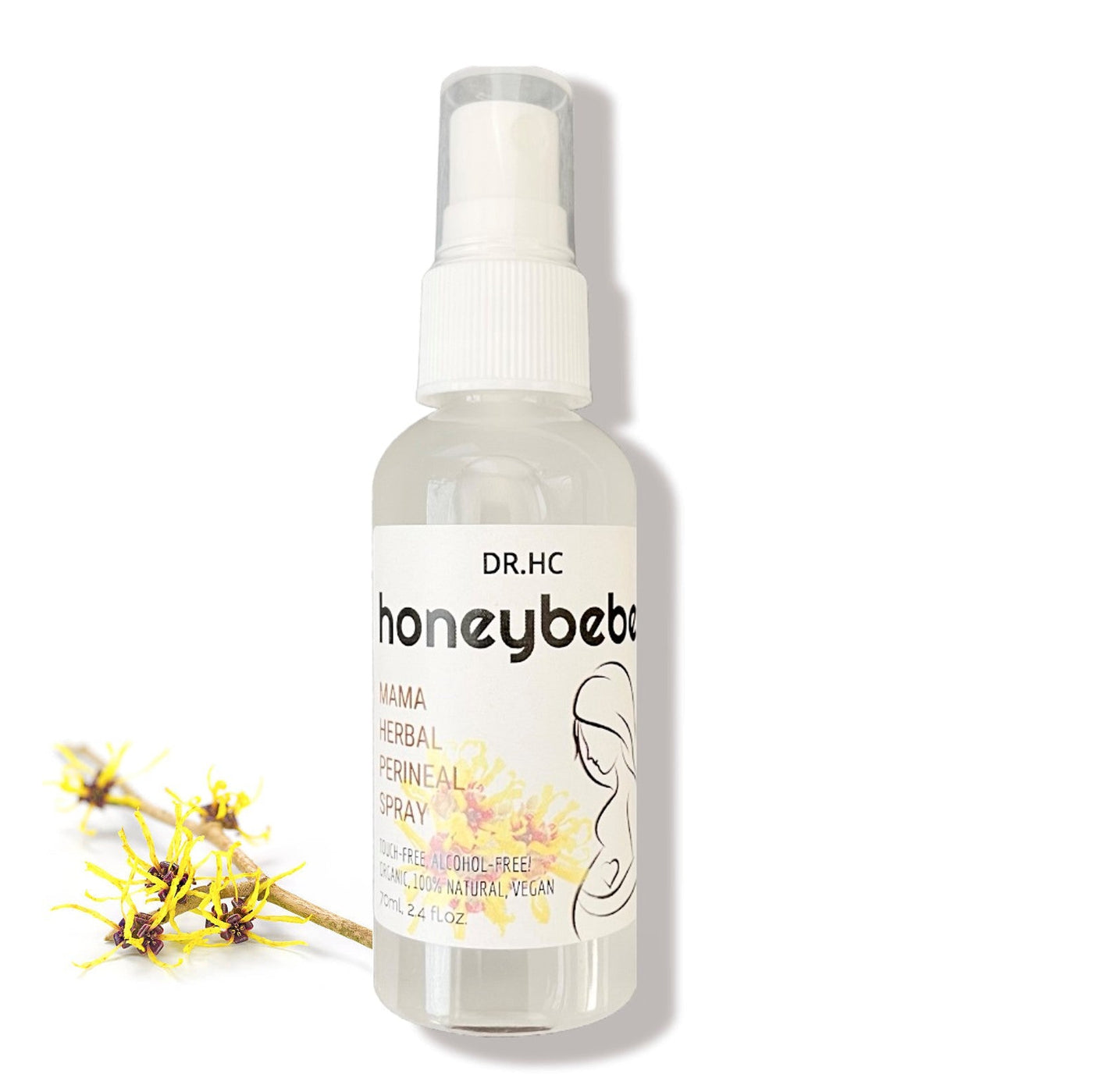 DR.HC Honeybebe' Mama Herbal Perineal Spray for Postpartum Recovery (100% Organic, Natural & Vegan) (70ml, 2.4 fl.oz.)-5
